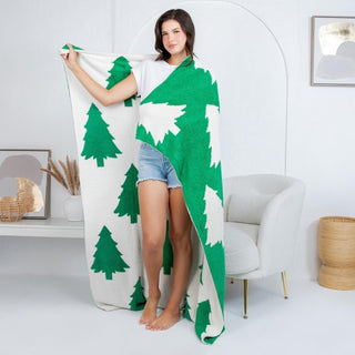 Ultra Plush Blanket - Christmas Trees