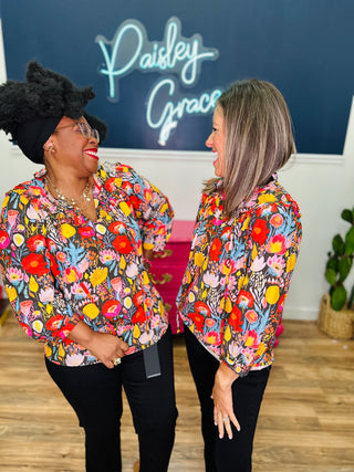 Day Full Of Blooms Top - FINAL SALE