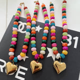 Colorful Heart Necklace - PREORDER