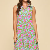 Coral Sands Dress - Aqua Pink PREORDER
