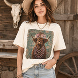 Highland Cow Boujee Tee