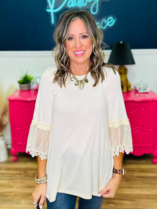 Something Else Top - Beige