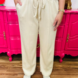 Floating On Clouds Pants - Cream