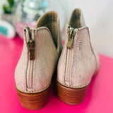 Vanish Cream Crackle Booties By Corkys - LAST ONES FINAL SALE