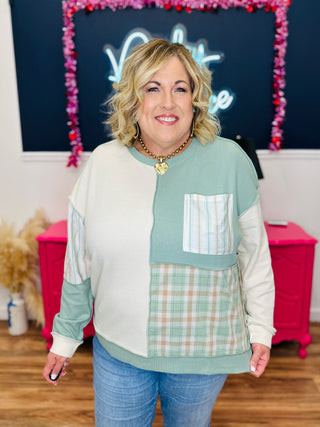 Soft Charm Top - Sage