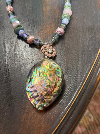 Abalone Beaded Necklace