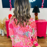 Wild Hibiscus Top