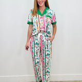 PJ Set - Button Down Short Sleeve Nutcracker - Preorder