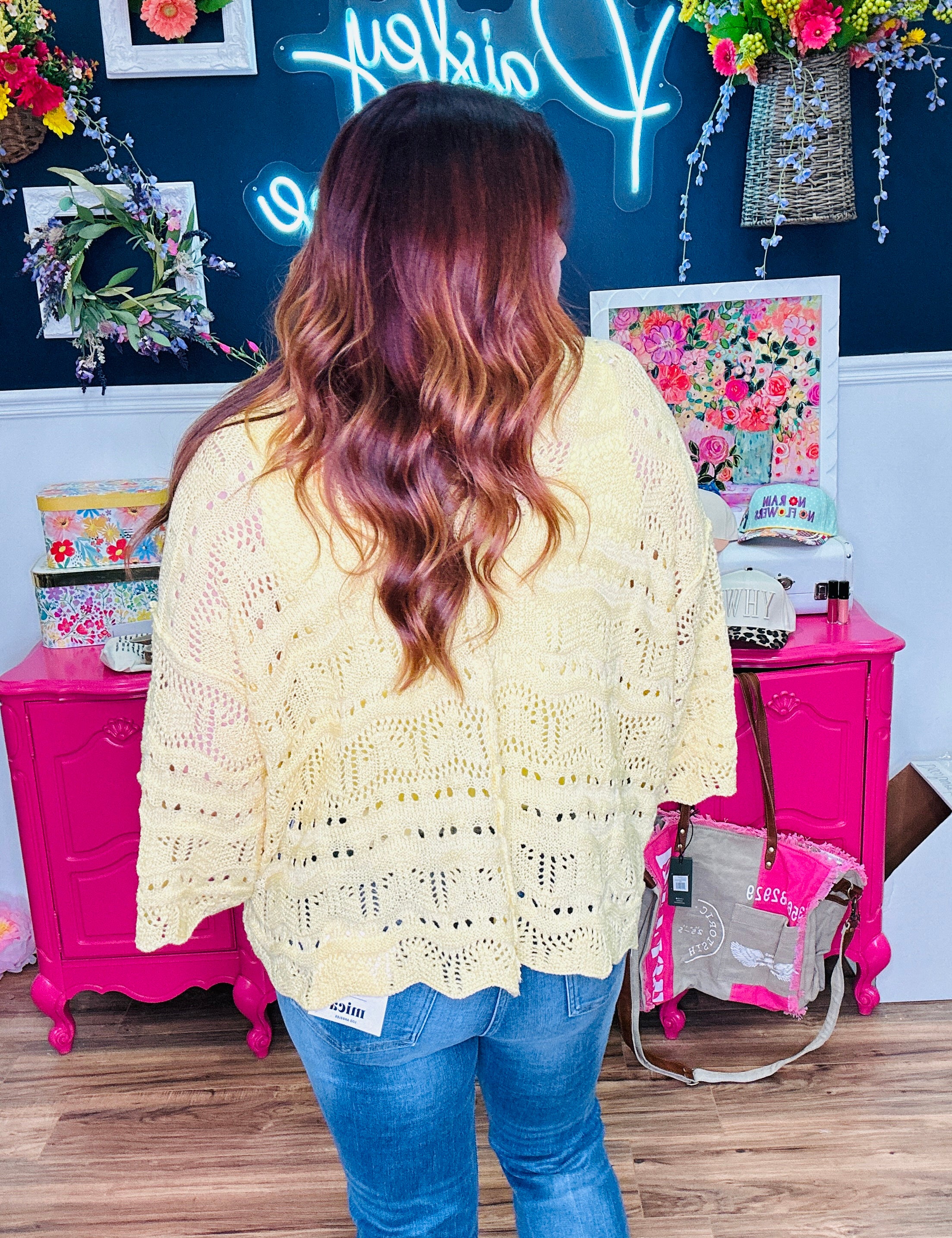 Sweet Spot V-Neck Sweater - Dandelion