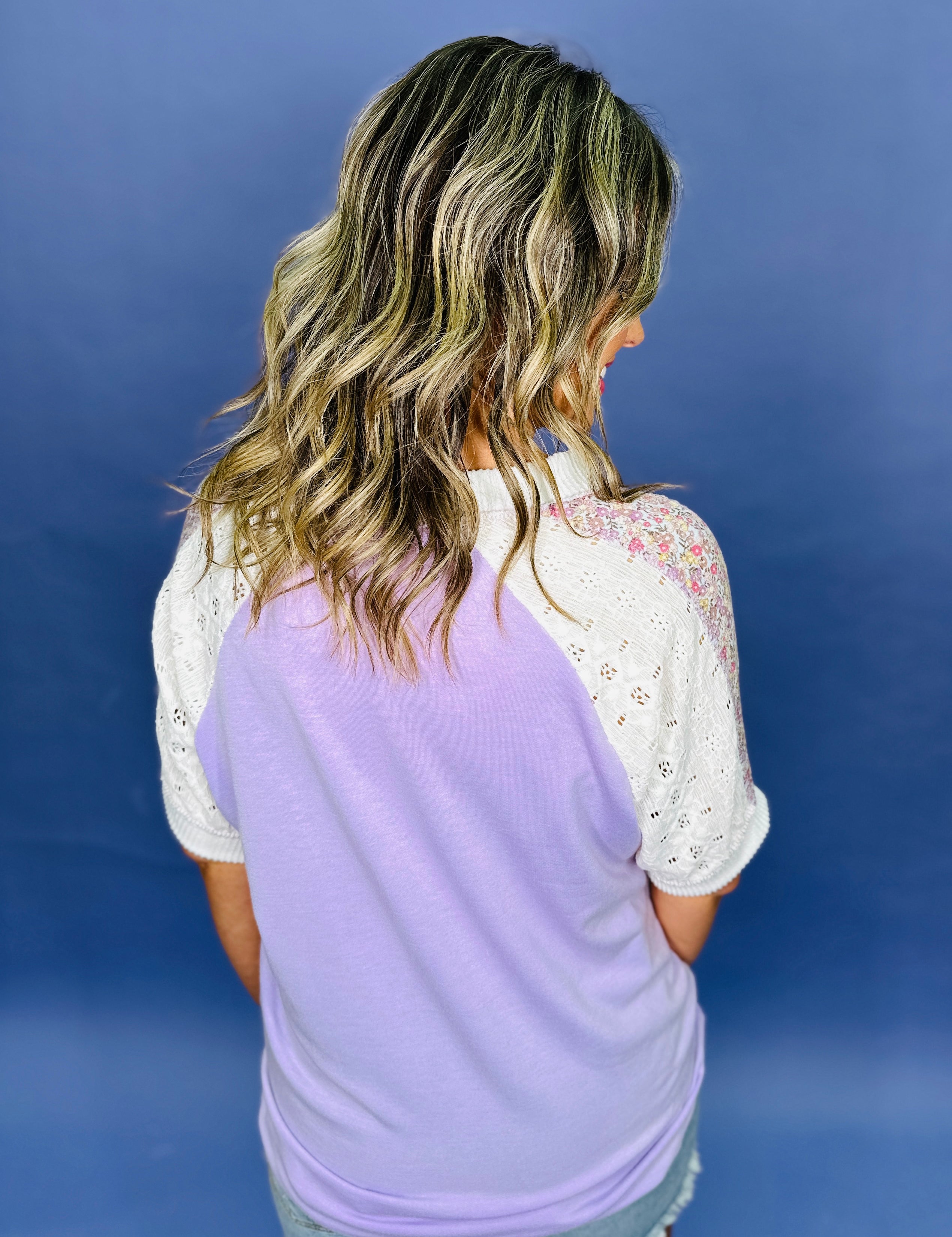 Floral Patch Vibes Top* LAST ONES FINAL SALE *