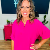 Sweet Tea Sundays Top - Fuchsia - LAST ONES FINAL SALE