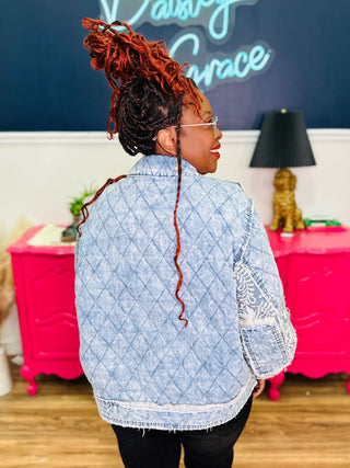 POL Quilted Twill Jacket