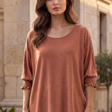 Pretty Little Detour Top - Caramel