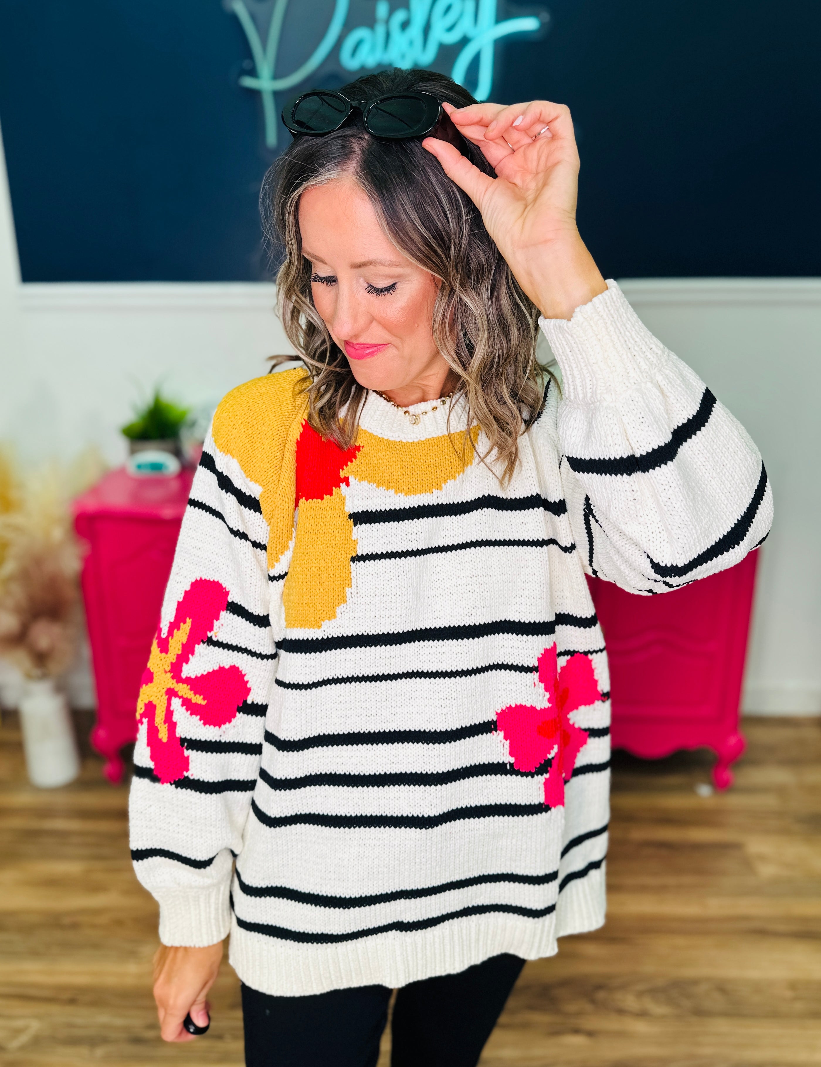 POL No Worries Here Sweater
