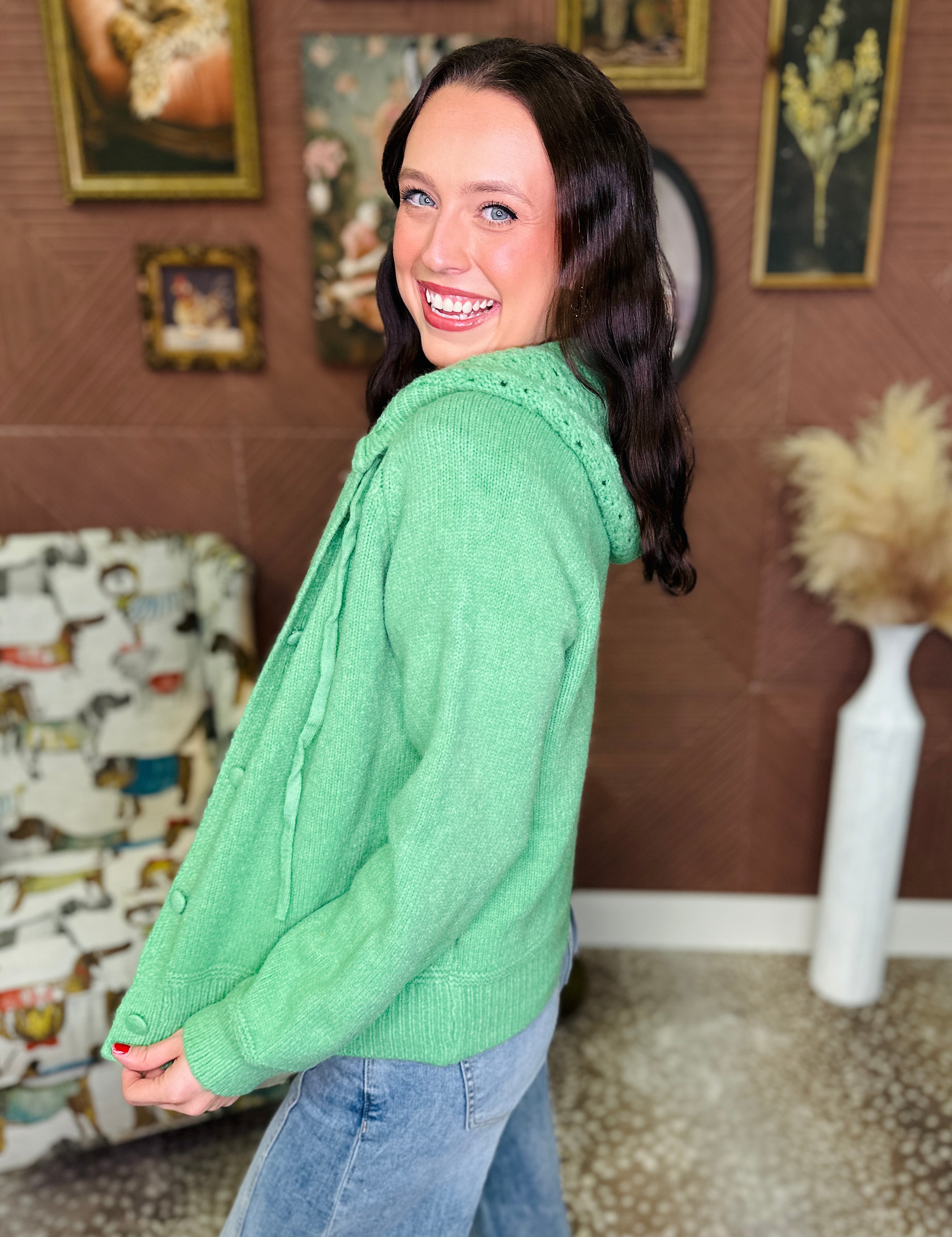 POL Warm Wishes Knit Cardigan
