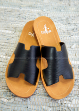Load image into Gallery viewer, Bogalusa Sandals - Black Smooth
