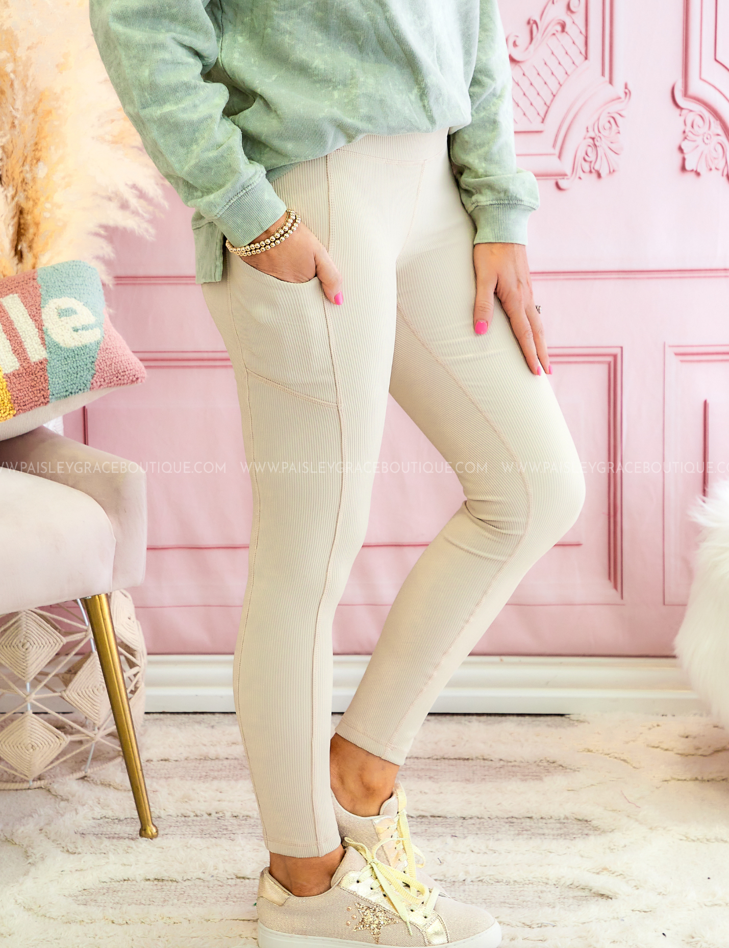 Lyla Ribbed Leggings - 2 Colors* LAST ONES FINAL SALE *