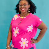 Enjoy The View Top - Fuchsia* FINAL SALE *