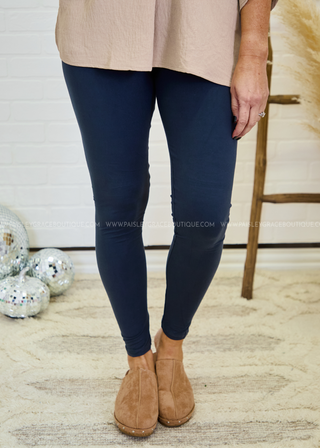 Ella Butter Soft Leggings - Charcoal - DOORBUSTER