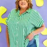Life by The Lake Top - Green* FINAL SALE *