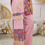 Its So Obvious Pants - Pink/Floral