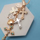 Heavenly Heart Pearlized Bag Charm