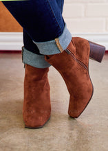 Load image into Gallery viewer, Margo Ankle Booties by Corkys - Chestnut Suede - FINAL SALE
