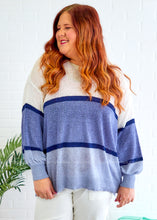Load image into Gallery viewer, Montana Sweater - Blue FINAL SALE
