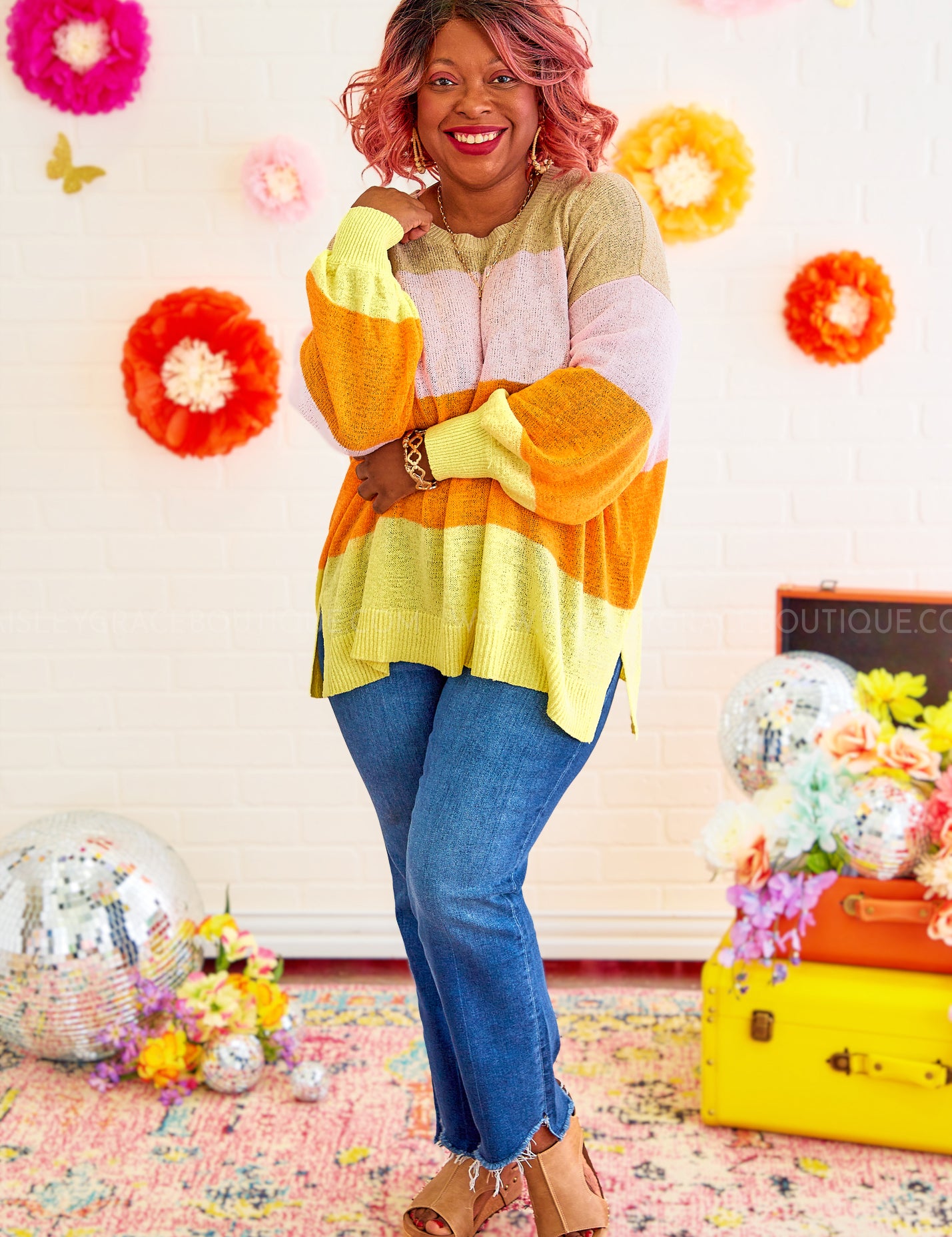 Montana Sweater - Pink Final Sale* FINAL SALE *