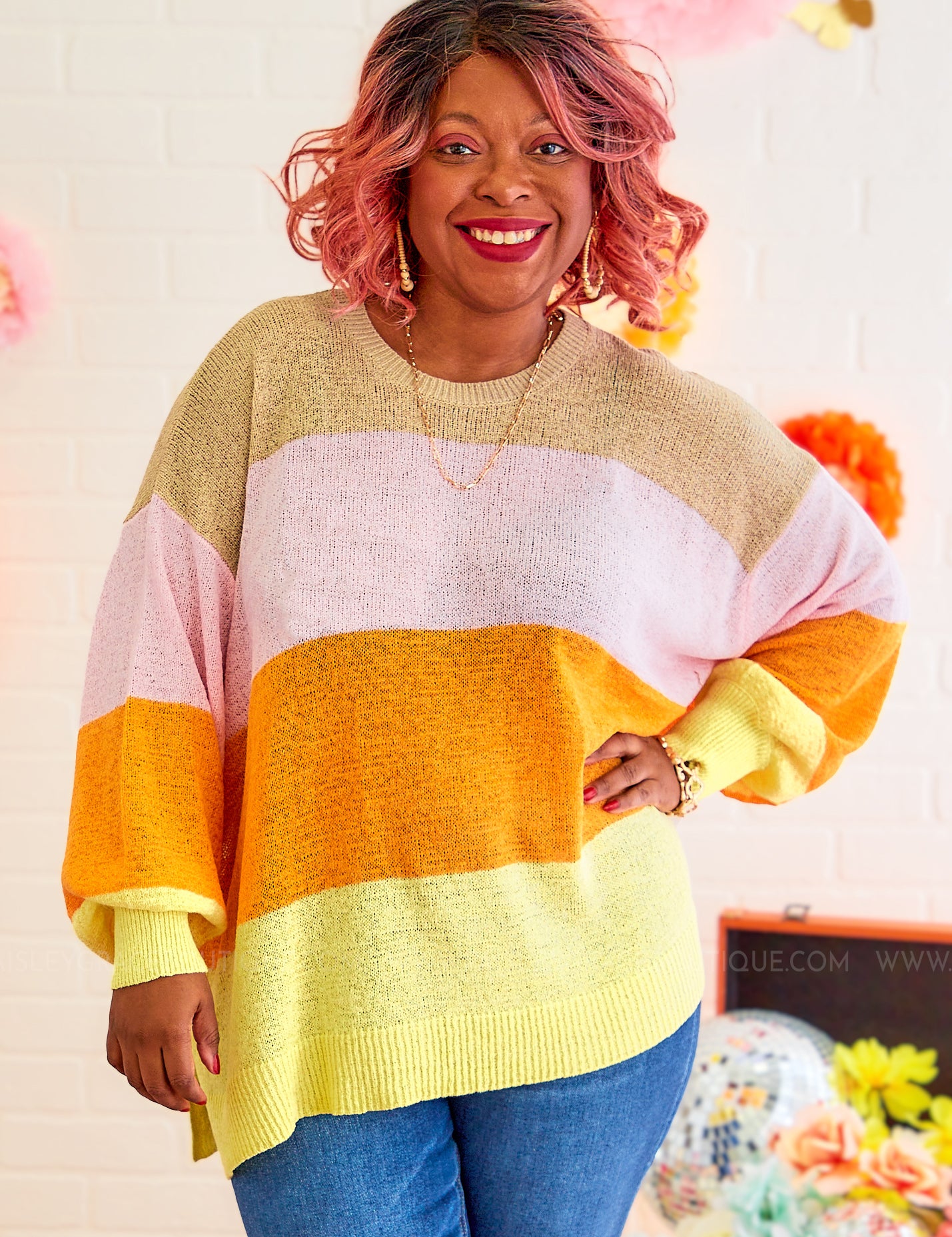 Montana Sweater - Pink Final Sale* FINAL SALE *