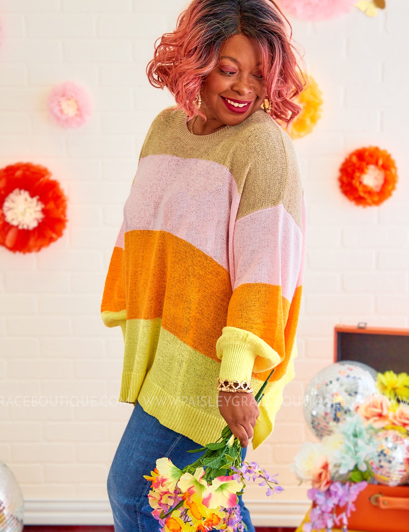Montana Sweater - Pink Final Sale* FINAL SALE *