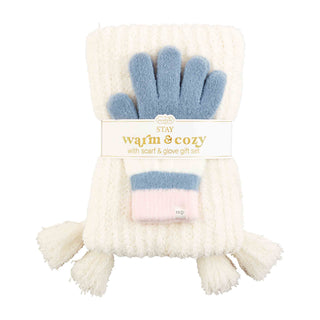 Stay Warm & Cozy Scarf & Glove Set - - LAST ONE FINAL SALE