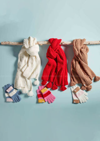 Stay Warm & Cozy Scarf & Glove Set - - LAST ONE FINAL SALE