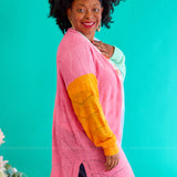 Parker Cardigan - Blue/Pink* FINAL SALE *