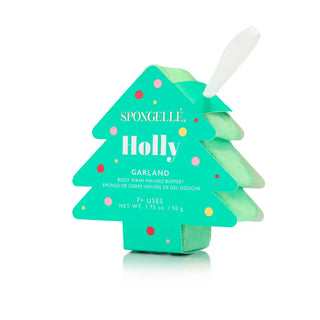 DB -  Spongelle Holiday Tree Buffer - Holly