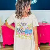 Bling Owl & Pumpkins Tattered Tee - LAST ONES FINAL SALE