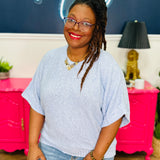 Summer Sugar Top - Soft Blue - LAST ONES FINAL SALE