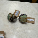 Authentic Turquoise Nugget Adjustable Ring - CIJ 88