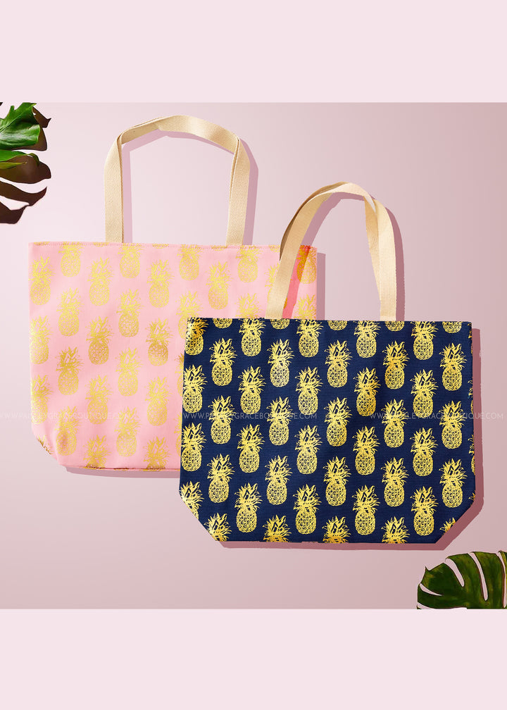 Pineapple Tote Bags - 2 Colors