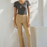 Classic Solid Straight Leg Jeggings - Camel - FINAL SALE