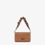 Wrangler Scrunchie Strap Flap Crossbody Bag - Brown