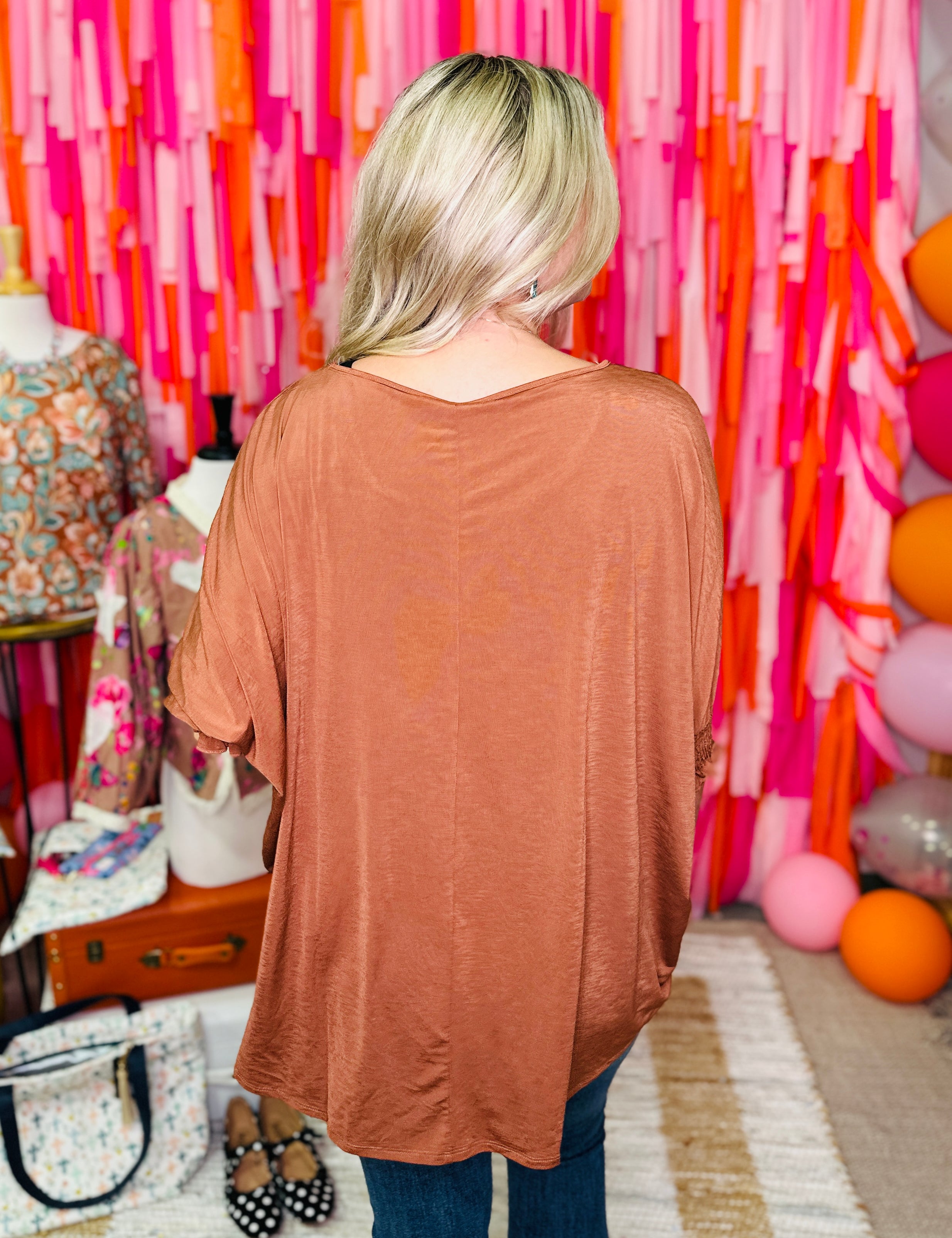 Pretty Little Detour Top - Caramel