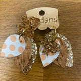 Petite Layered Earrings - Polka Dot - PREORDER