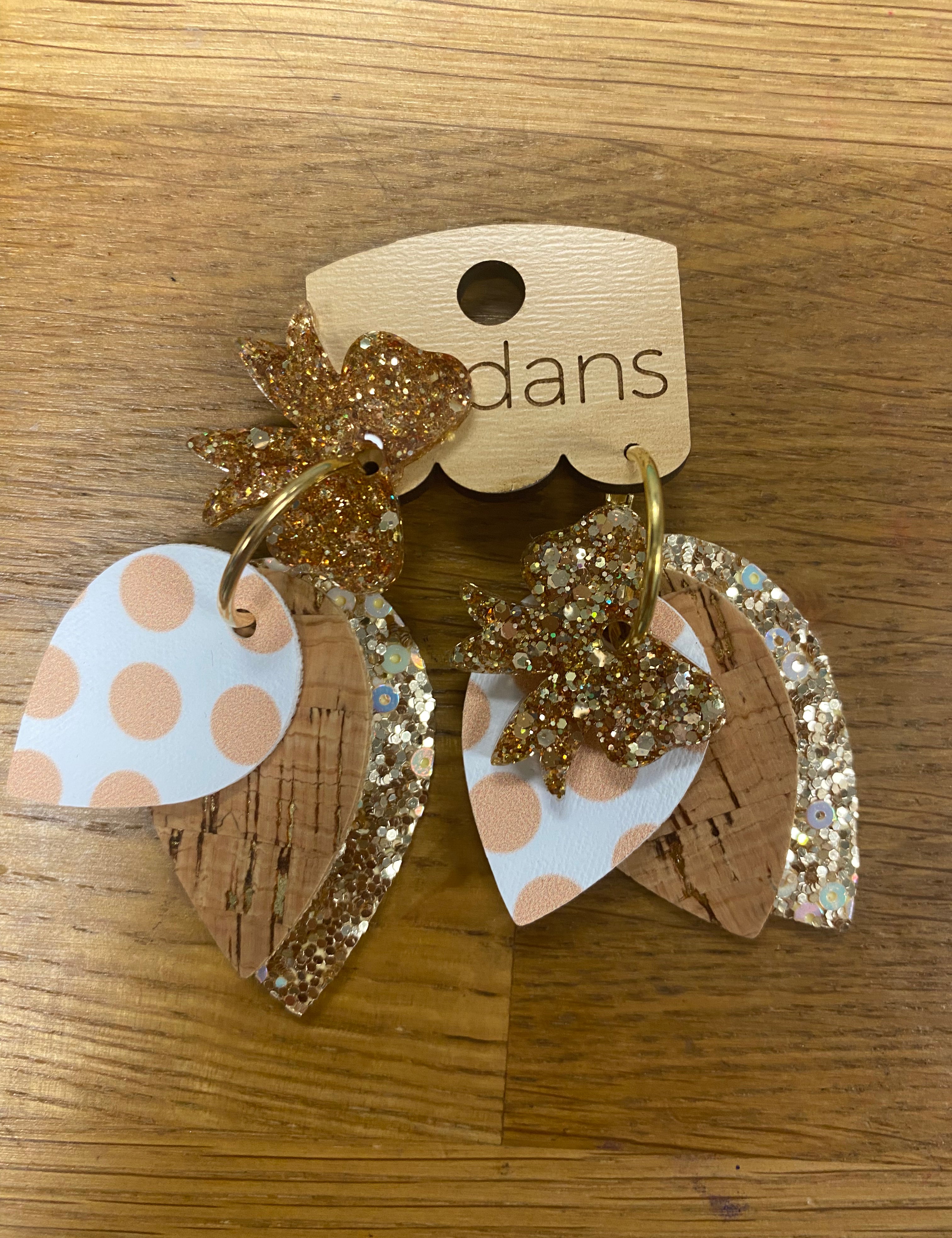 Petite Layered Earrings - Polka Dot - PREORDER