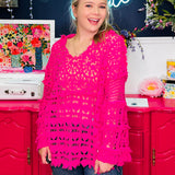 Hot Pink Crochet Top