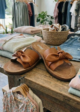 Too Cute Sandals by Corkys - Cognac