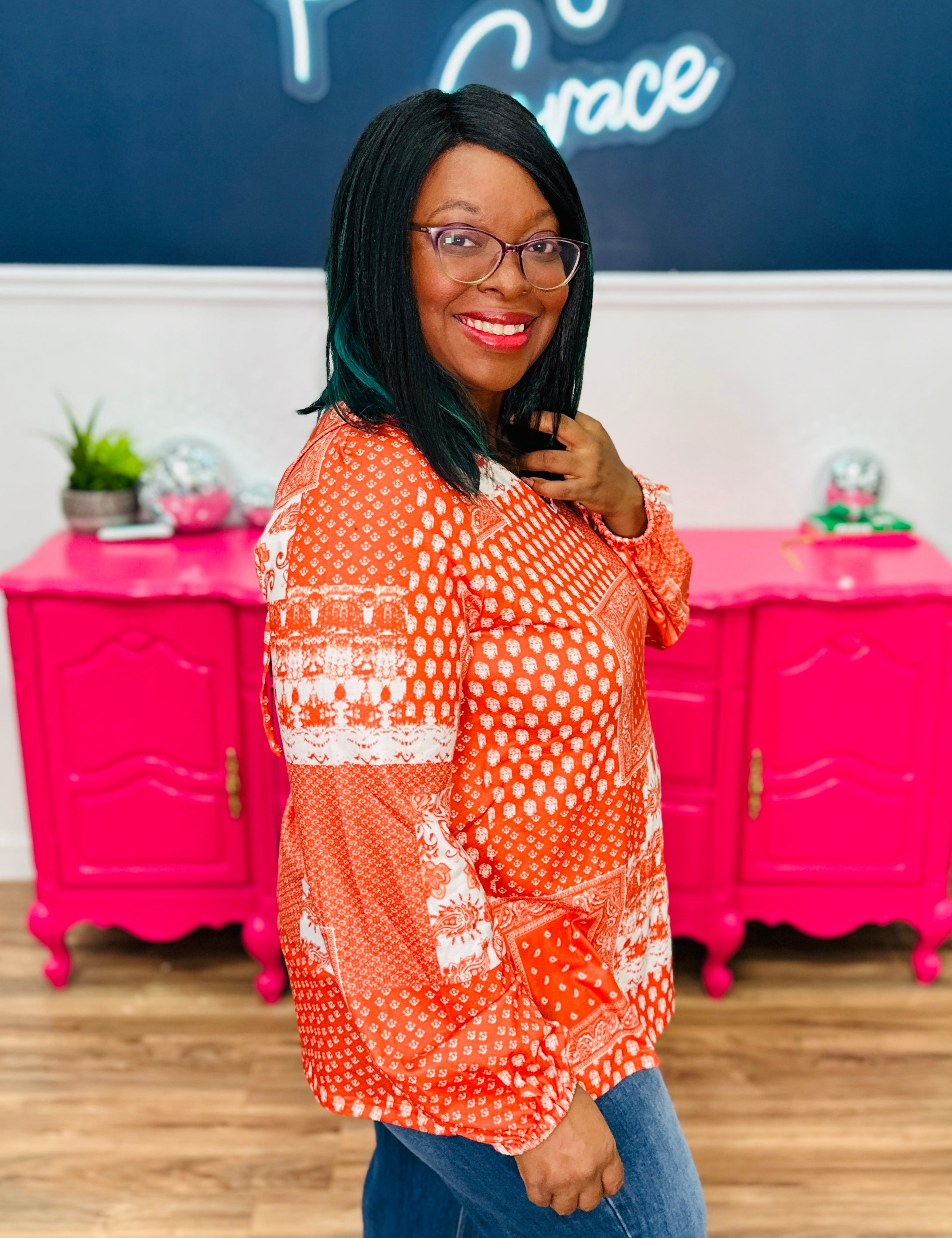 Sunset Cowgirl Top - LAST ONES FINAL SALE