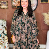 Paisley Swing Dress