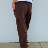 Signature Boho Lounge Pants - Brown