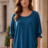 Pretty Little Detour Top - Sapphire